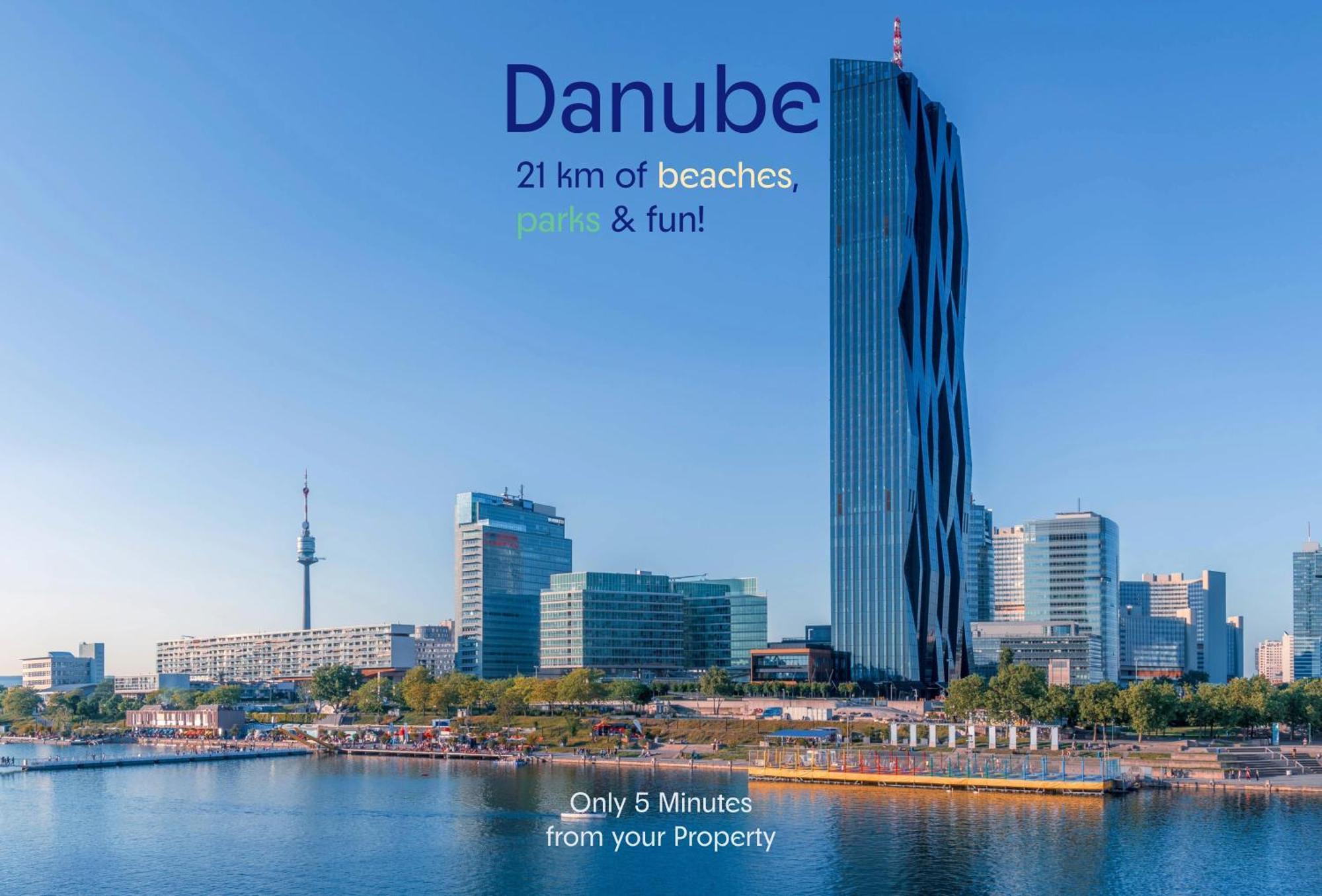 Joyful 2Br Shared Apt Near Millenium Tower & Danube River ウィーン エクステリア 写真